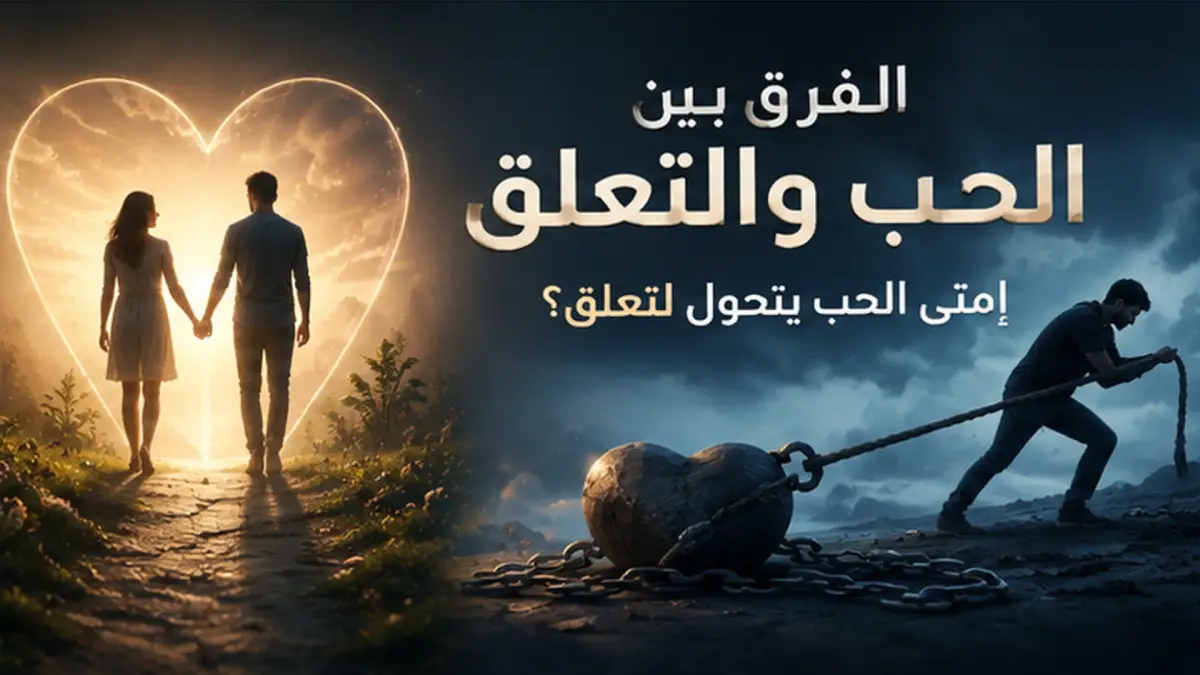 الفرق بين الحب والتعلق وكيف تفرق بين الحب والتعلق العاطفي