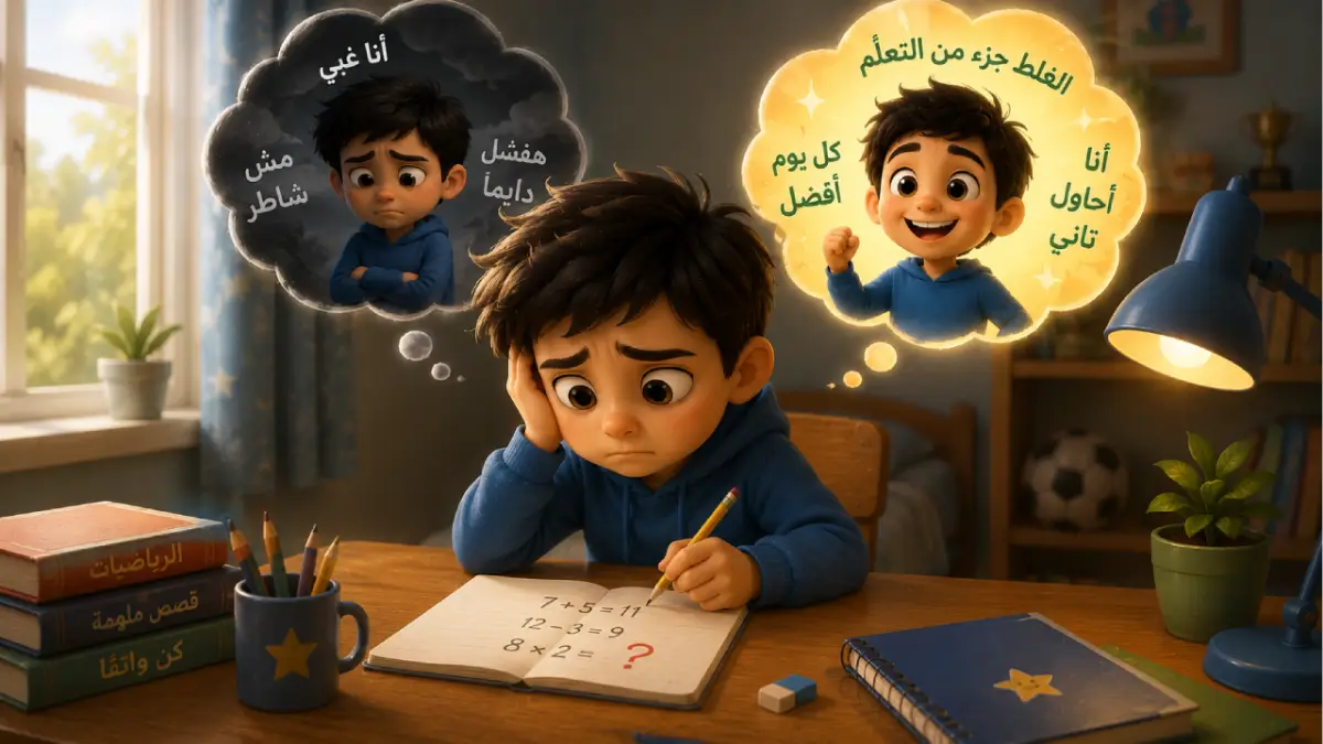 قصص اطفال هادفة عن الثقة بالنفس | مالك والكلمة اللي قالها لنفسه